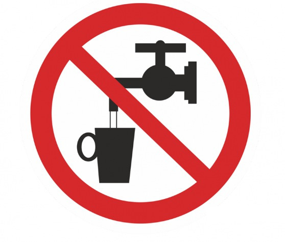 фото Знак P-05 (Запрещается использовать в качестве питьевой воды)